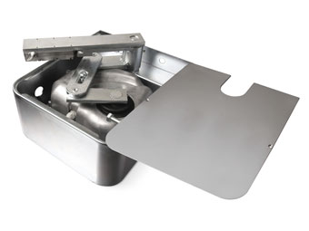 Servis Nice Metro i Fab motora za krilne kapije. Zamena kondenzatora. Servis krilne kapije.